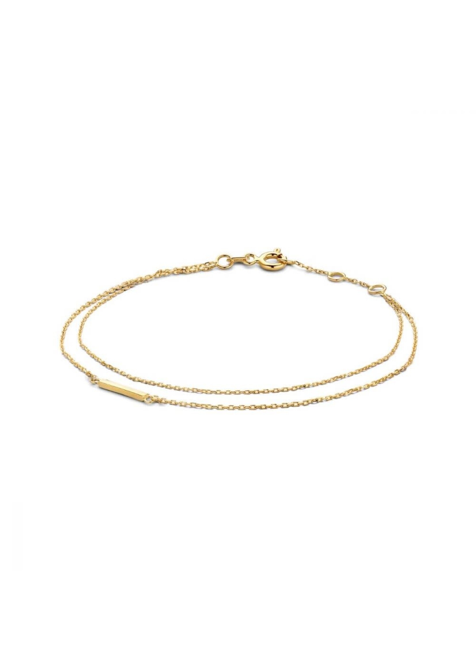 Jackie Gold Jackie Gold 14KY Double Trouble Bracelet