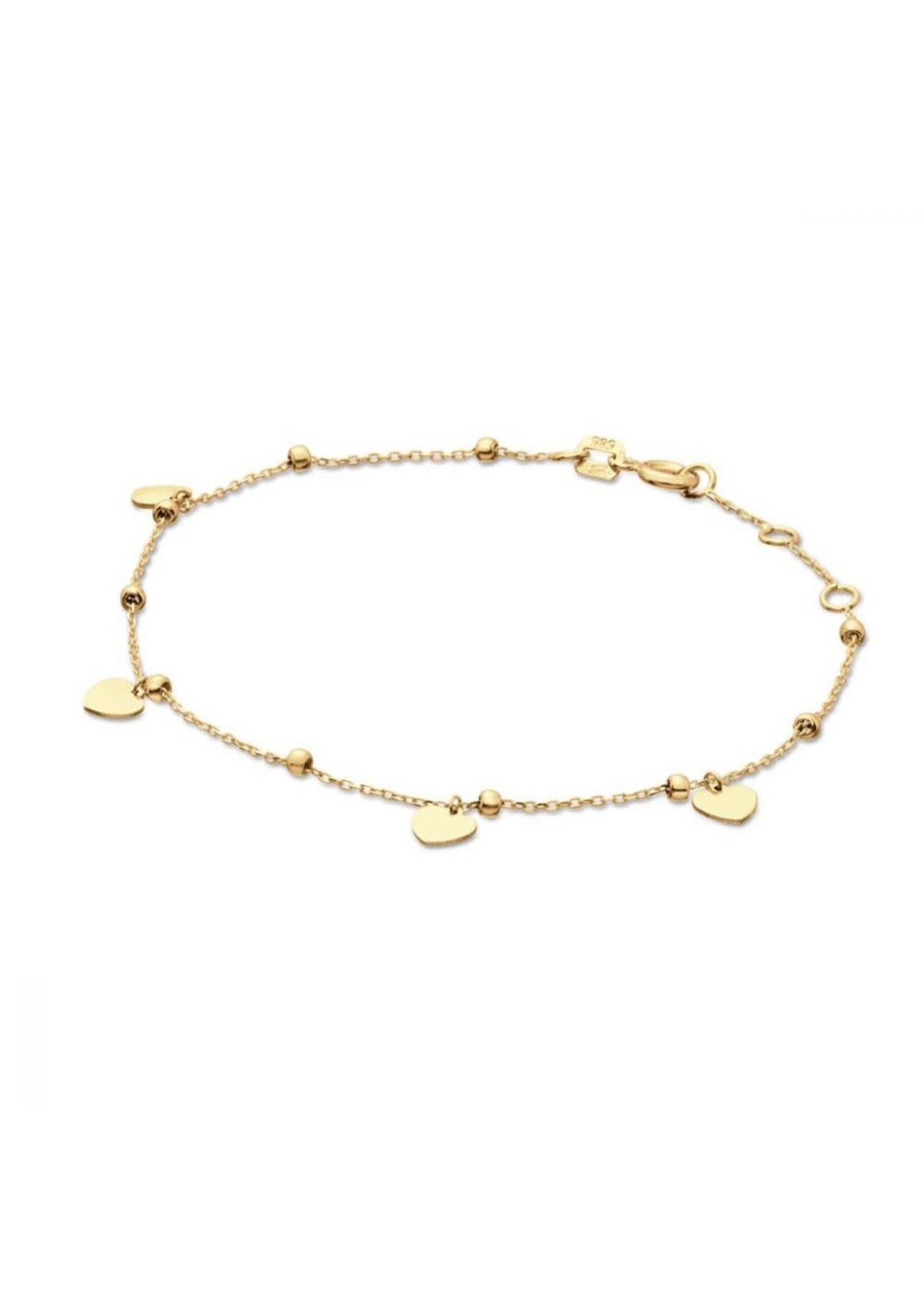Jackie Gold 14KY Cuero Bracelet