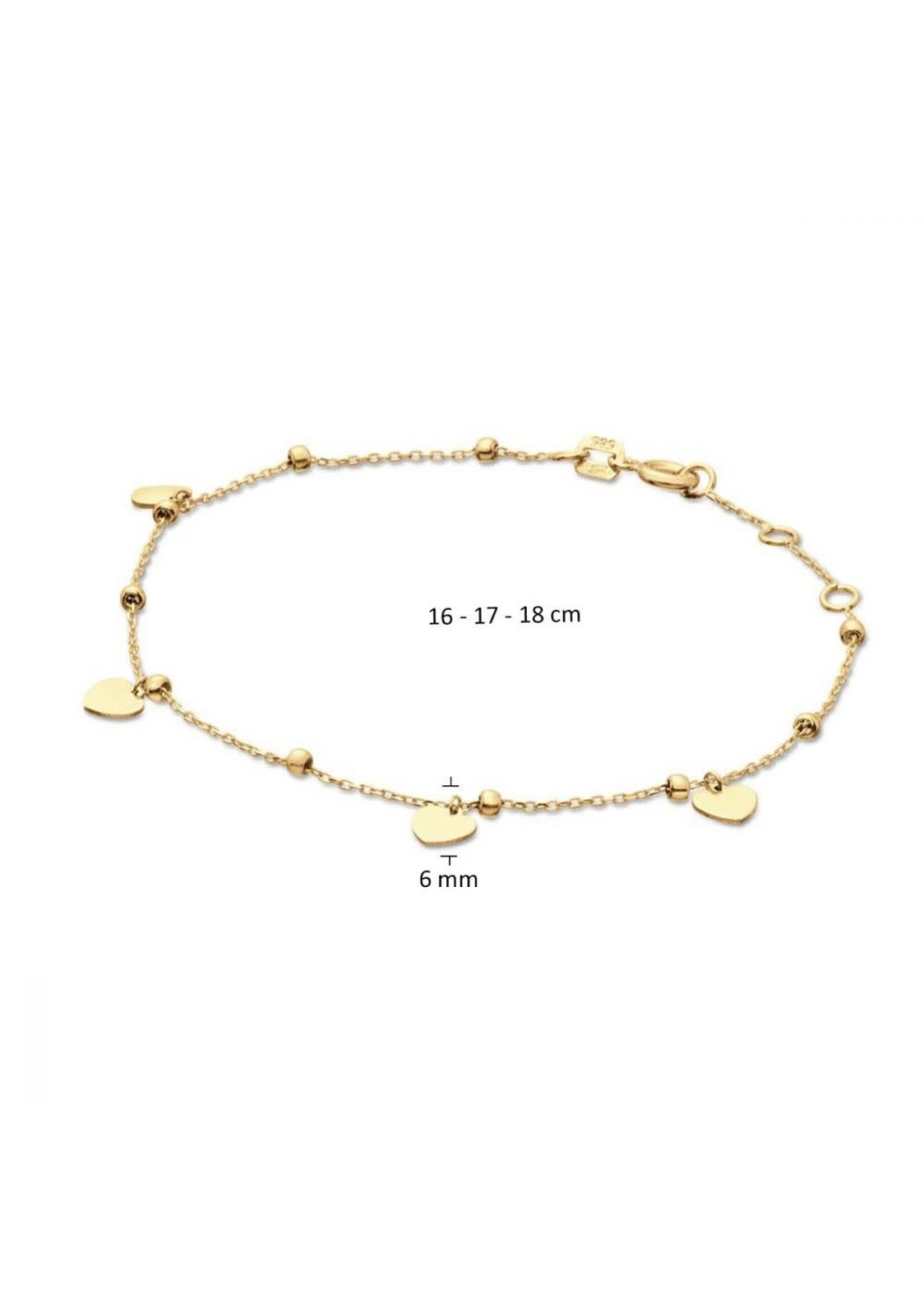 Jackie Gold 14KY Cuero Bracelet