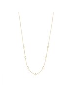 Jackie Gold Jackie Gold 14KY Long Circles Necklace