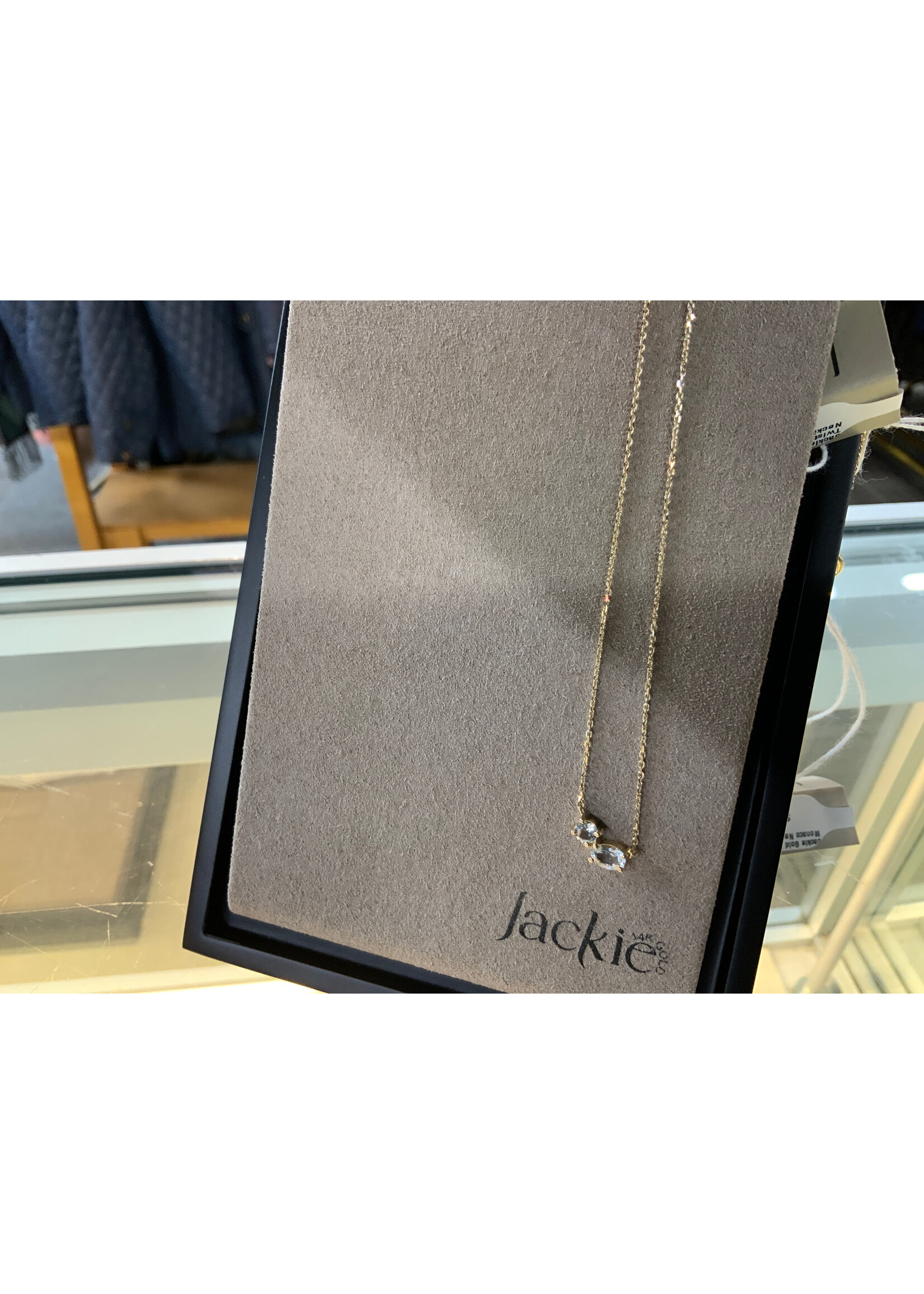 Jackie Gold 14KY Festive Sparkling Necklace