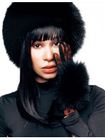 Mitchie's Matching Collection Mitchie's Woven Gloves with Fur Trim
