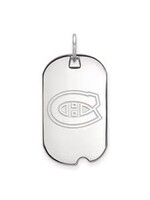 Quality Gold SS RD Montreal Canadiens Dog Tag Pendant