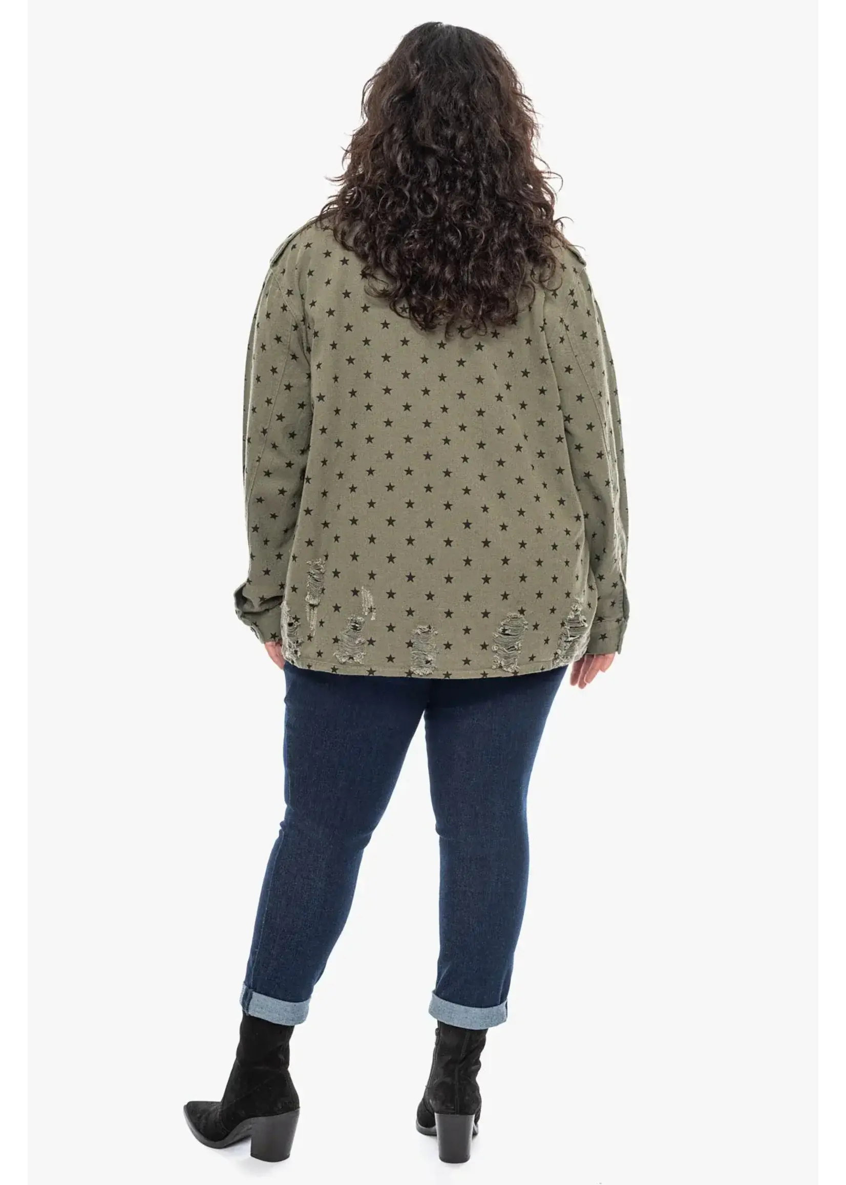 Pipa Fashion Pipa Tina Star Print Jacket