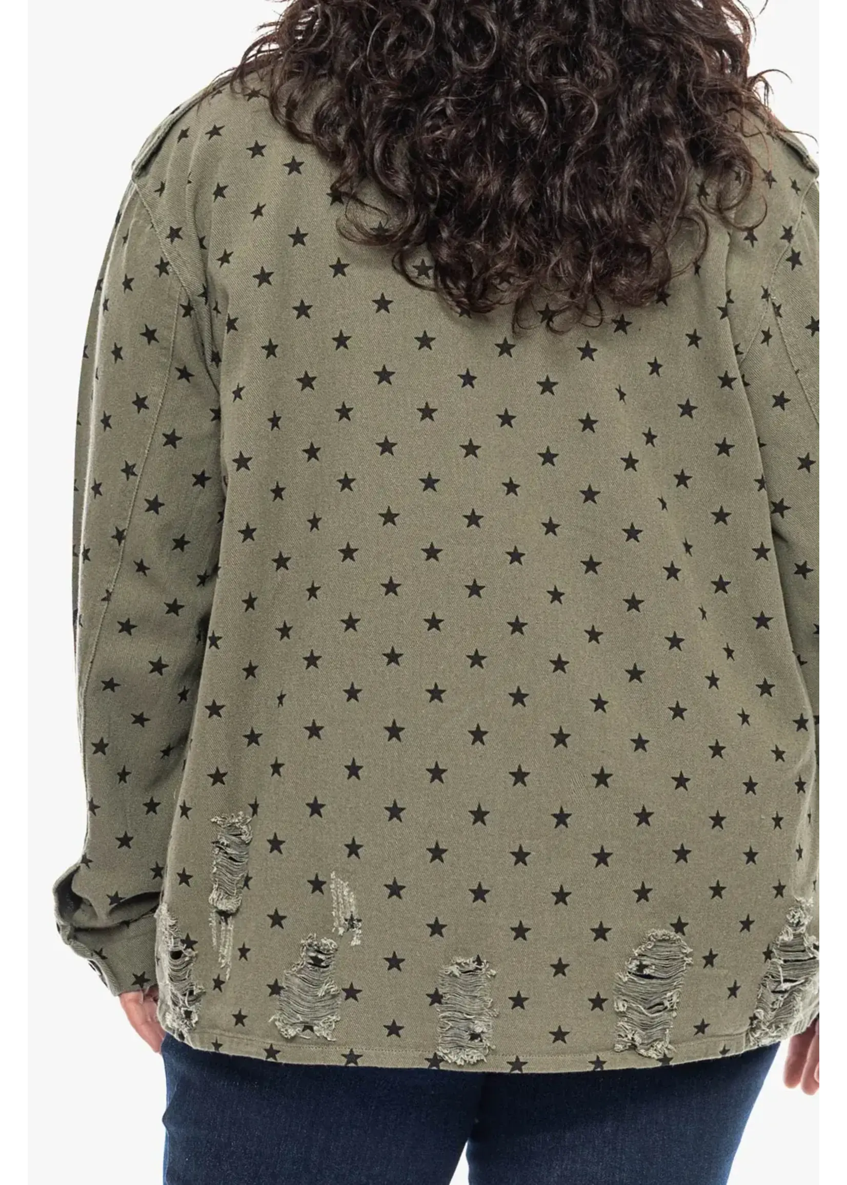 Pipa Fashion Pipa Tina Star Print Jacket