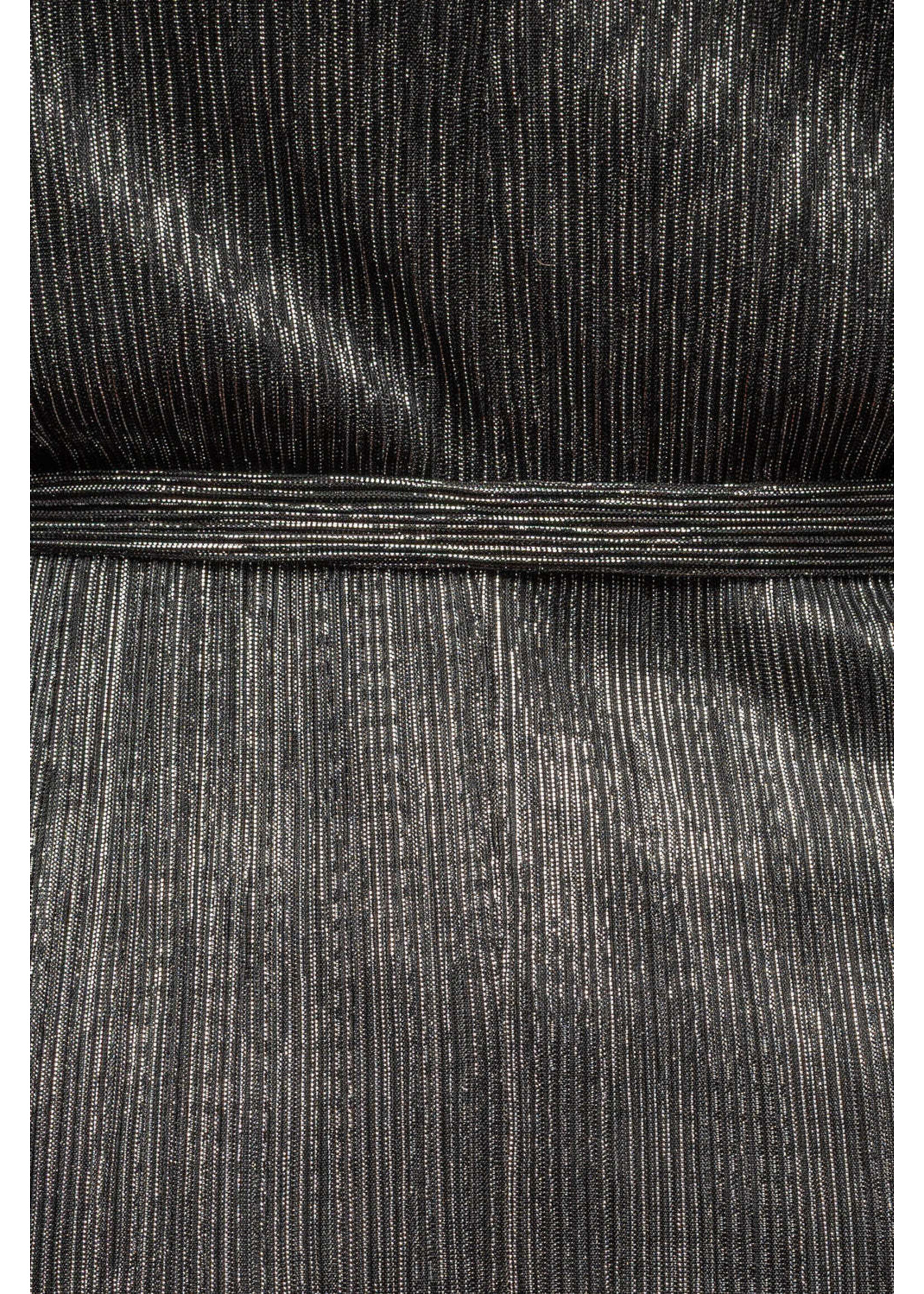 Pipa Fashion Pipa Jessica Metallic Plisse Dress