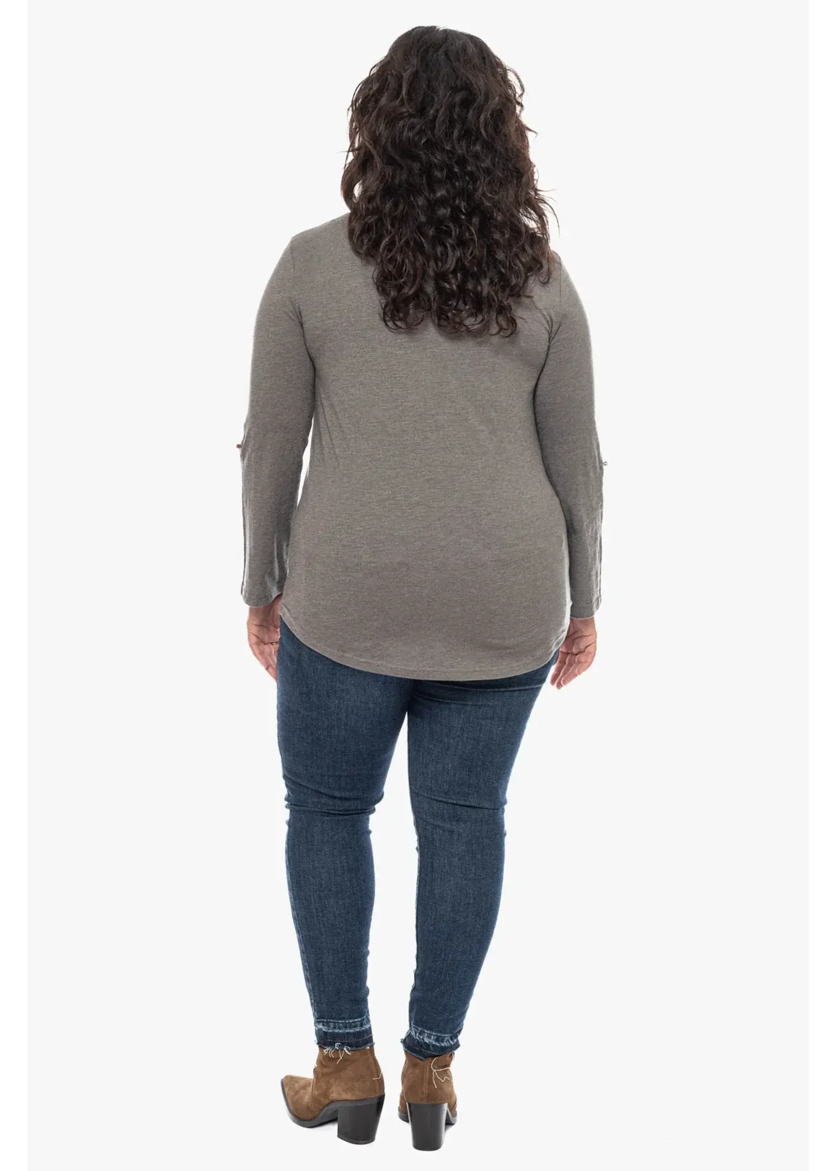 Pipa Fashion Pipa Pixie Cotton Henley Top