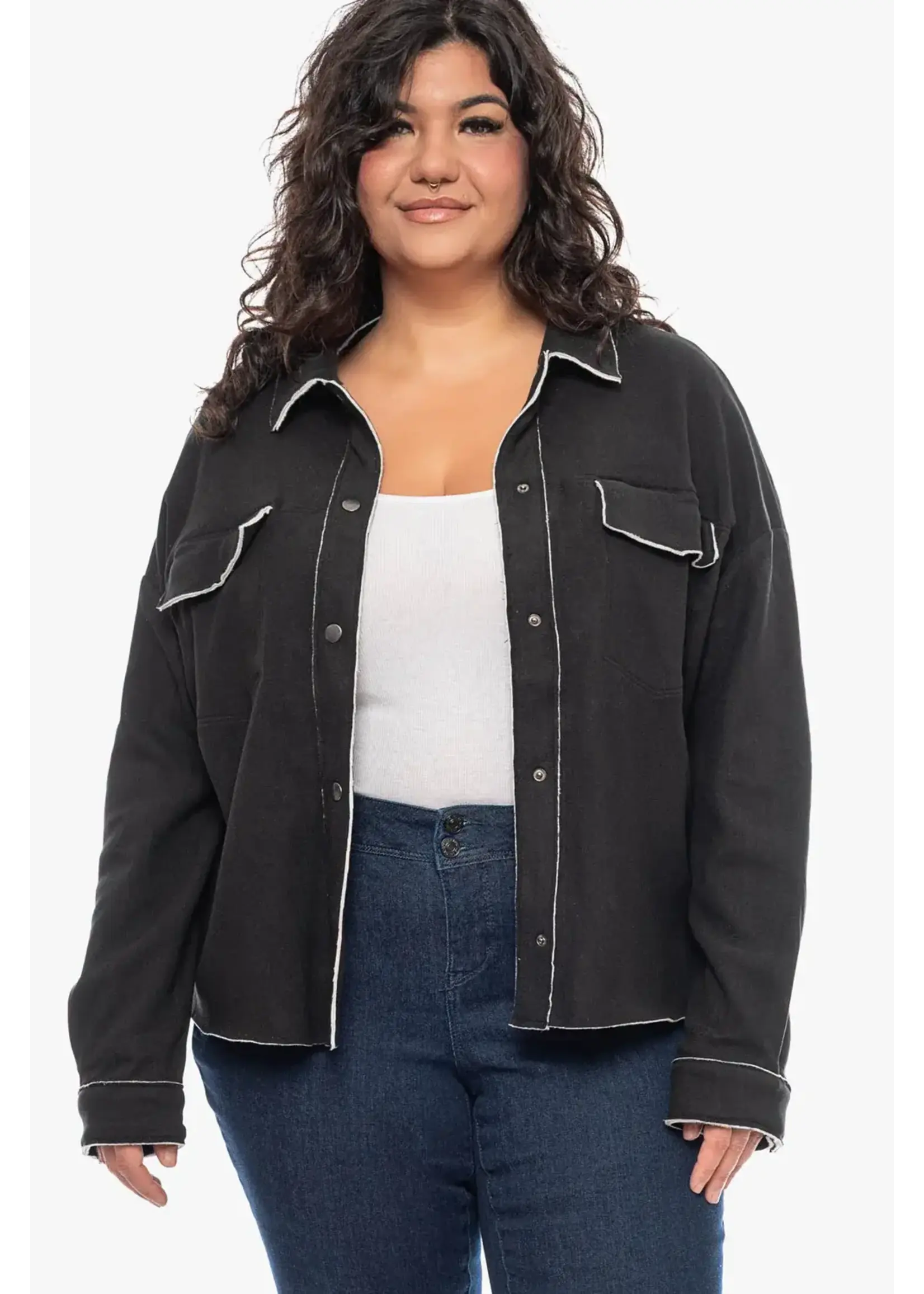 Pipa Fashion Pipa Taya Snap- Button Jacket