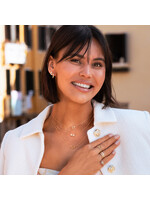 Jackie Gold Jackie Gold 14KY Festive Sparkling Studs