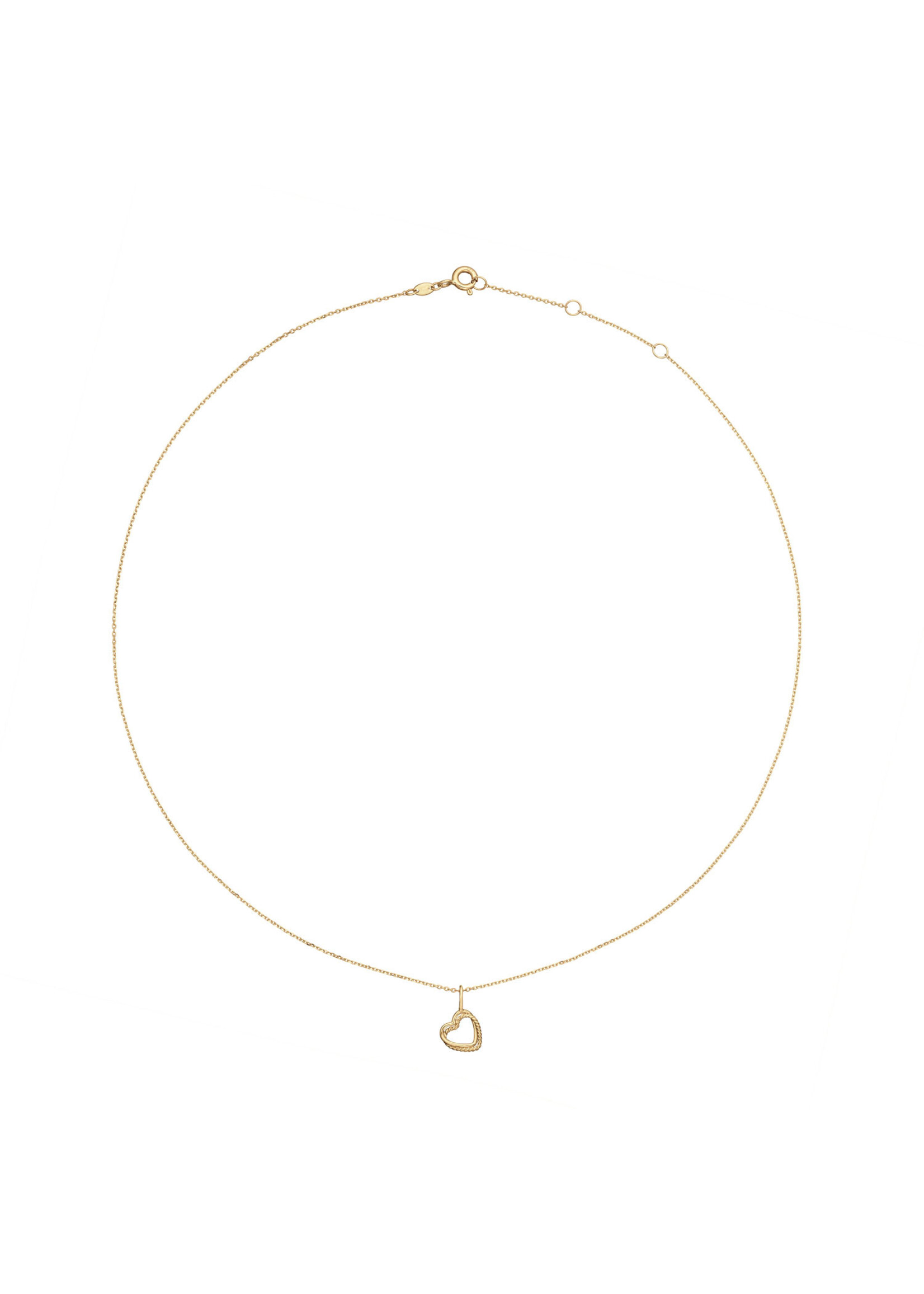 Jackie Gold Jackie Gold 14KY Twisted Heart Necklace