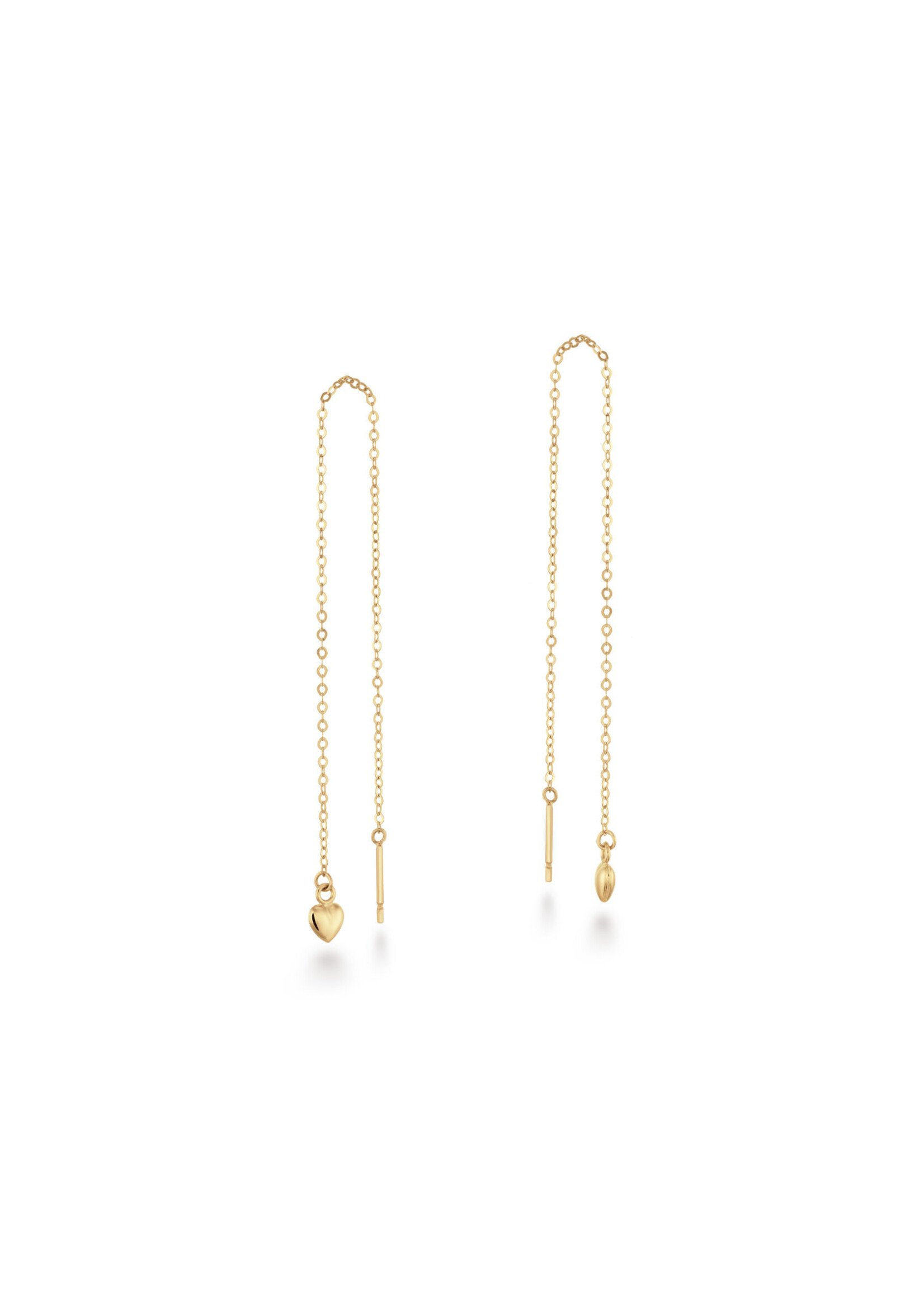 Jackie Gold Jackie Gold 14KY Amoureuse Threader Earrings