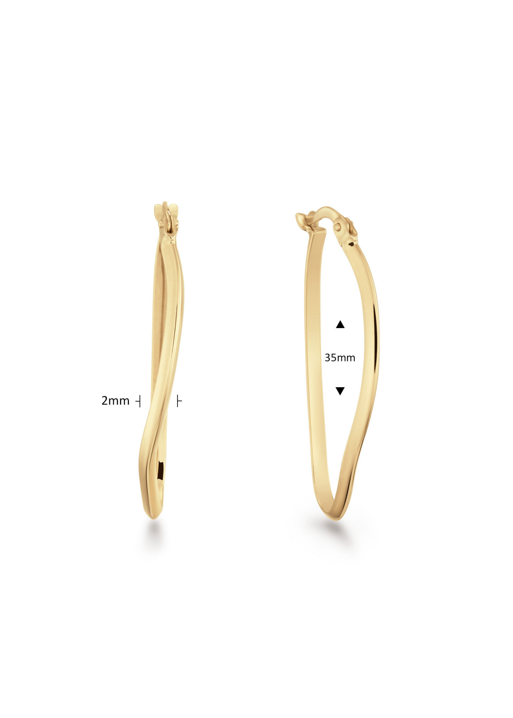 Jackie Gold Jackie Gold 14KY Antibes Hoops