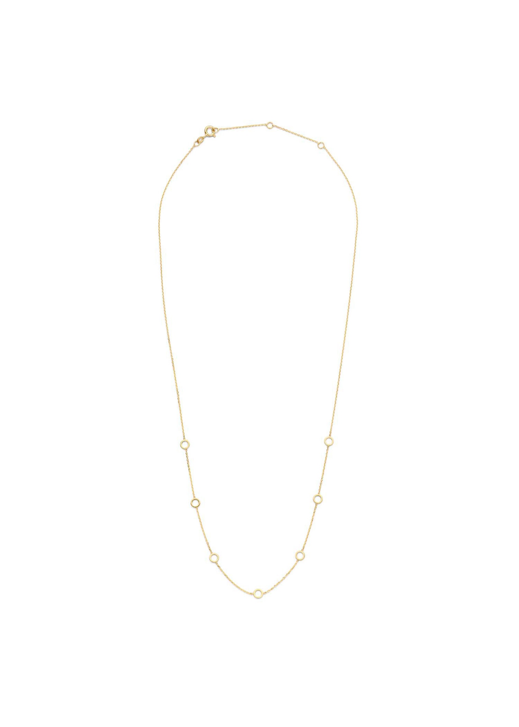 Jackie Gold Jackie Gold 14KY Long Circles Necklace