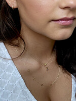 Jackie Gold Jackie Gold 14KY Long Circles Necklace