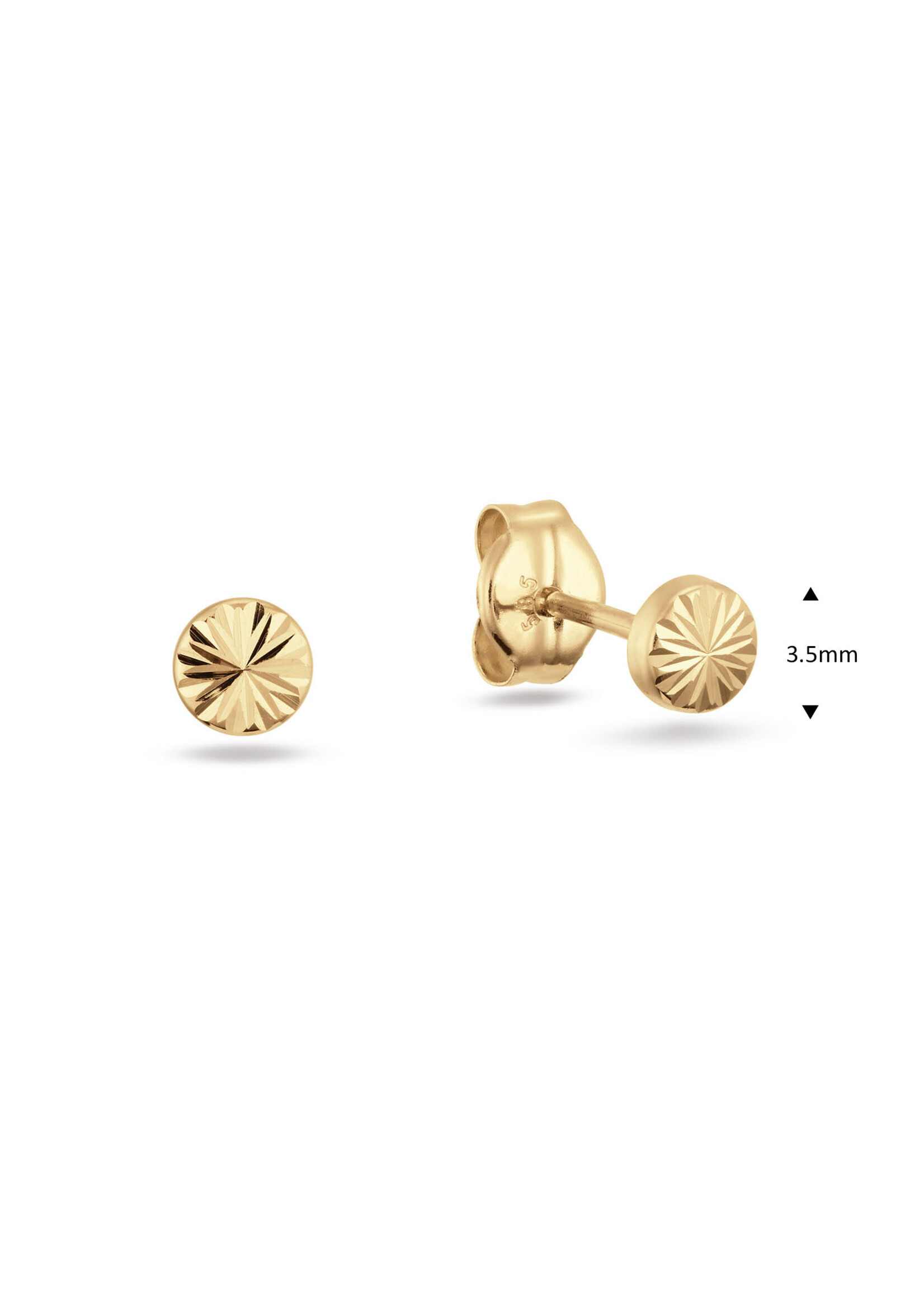 Jackie Gold Jackie Gold 14KY Soleil Studs