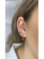 Jackie Gold Jackie Gold 14KY Triangle Sapphire Studs