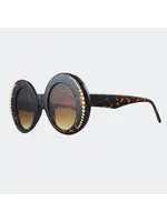 Jimmy Crystal New York JC Amelia Round Sunglasses