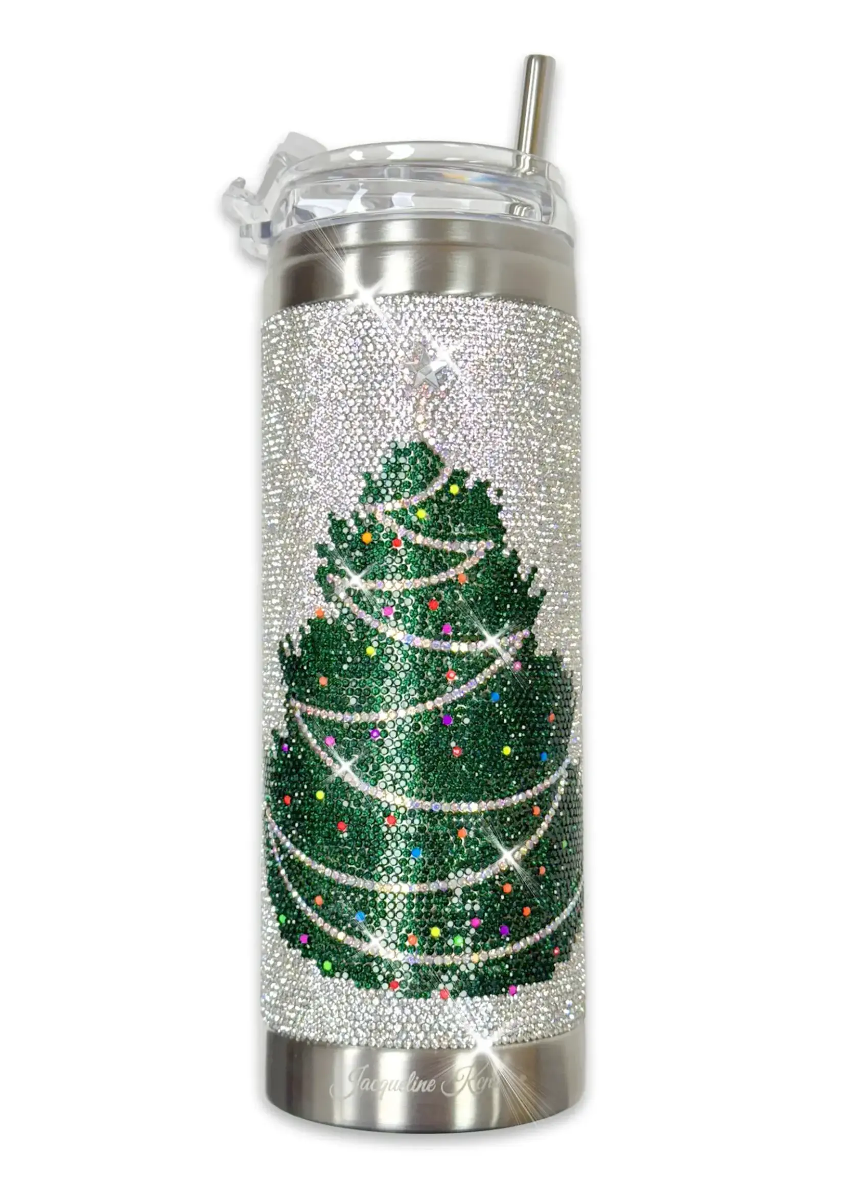 Jacqueline Kent JK Christmas tree tumbler