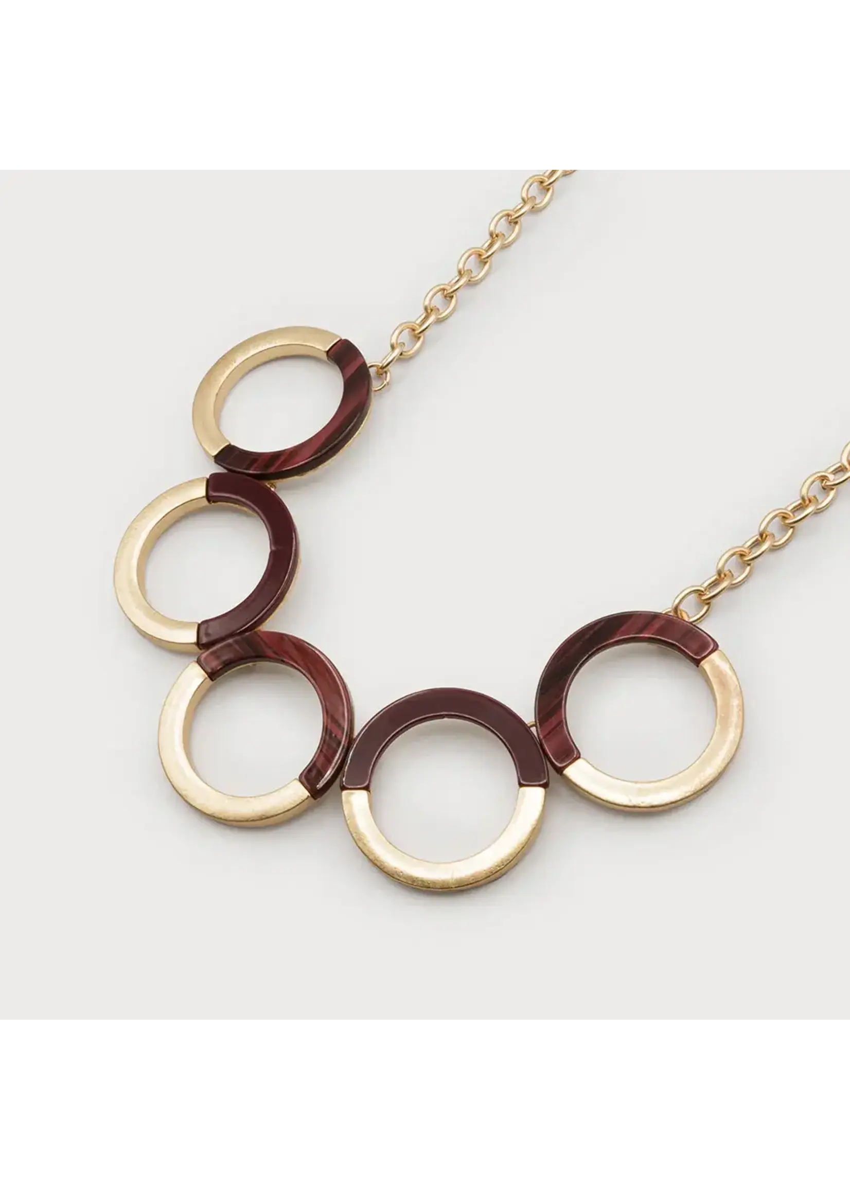 Caracol Caracol Multi Ring Necklace