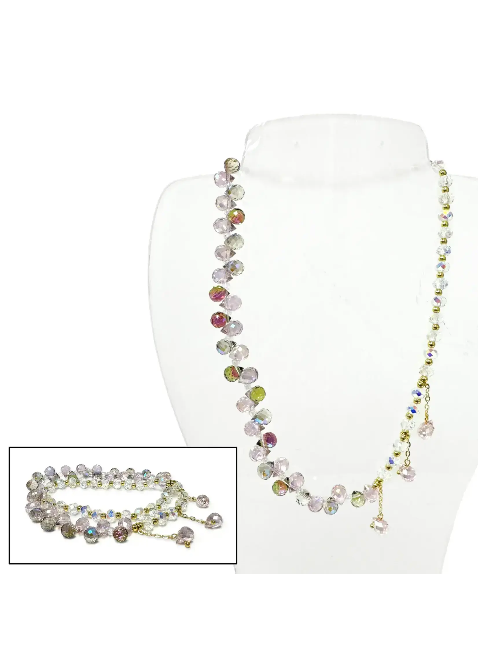 Jacqueline Kent JK Crystal 2 in 1 Bracelet