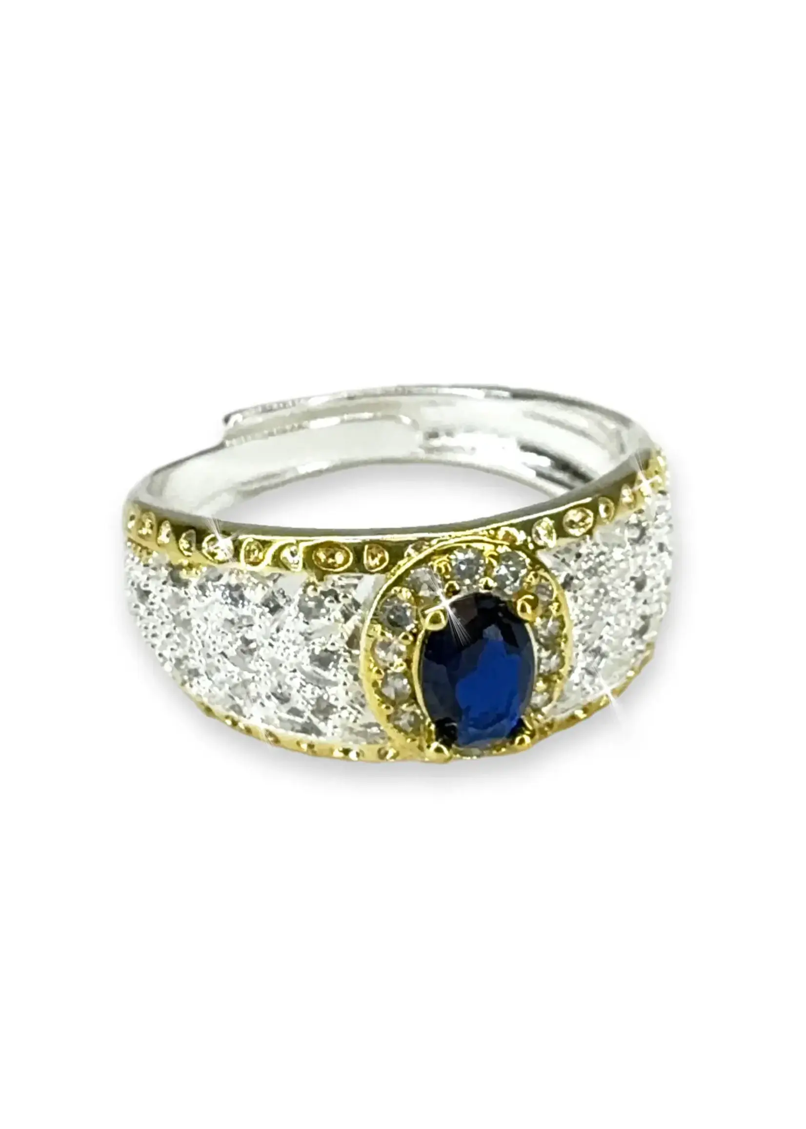 Jacqueline Kent JK Blue Crystal Ring