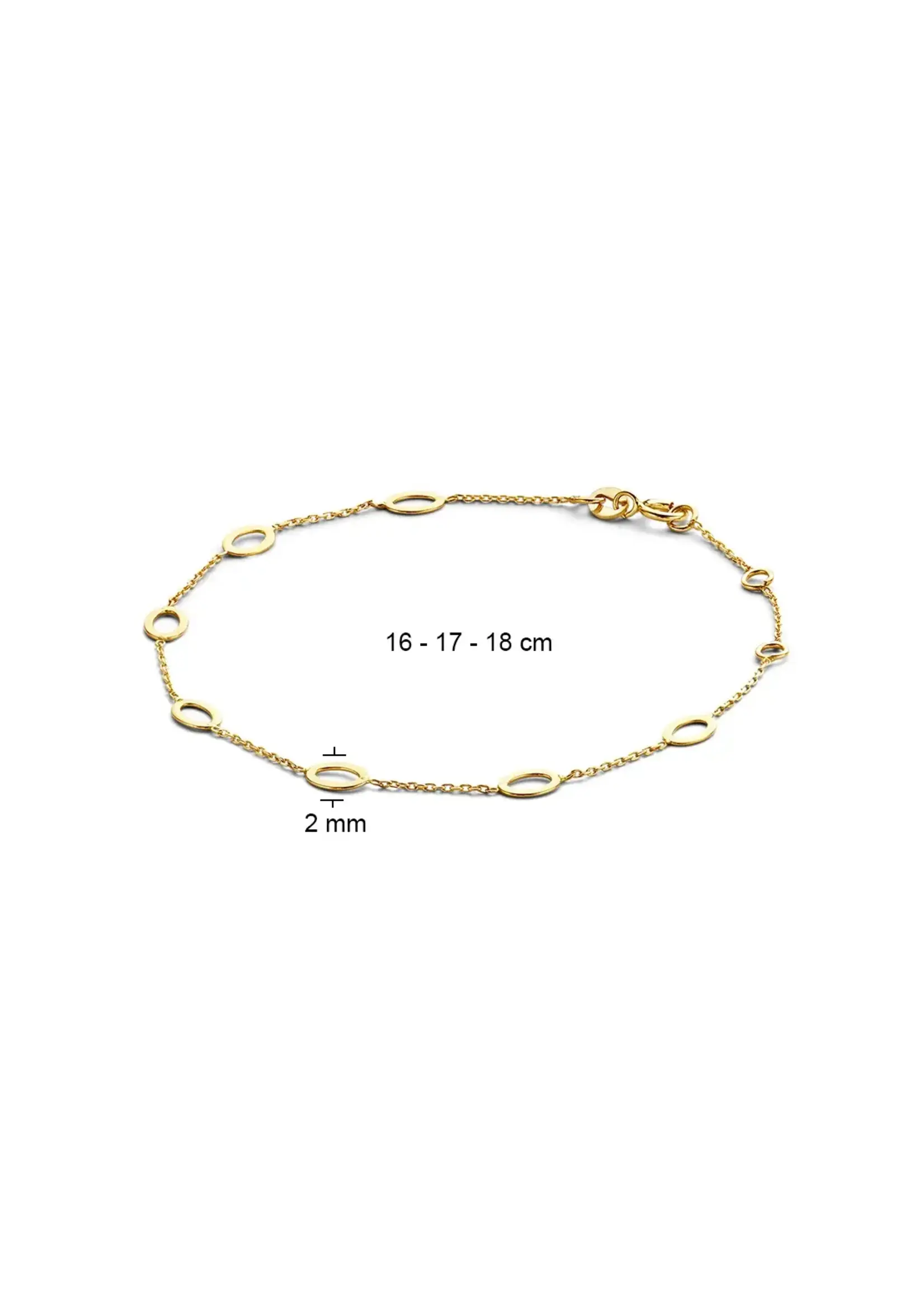 Jackie Gold Jackie Gold 14KY Bahia Oval Bracelet