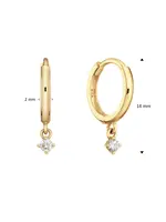 Jackie Gold Jackie Gold 14KY Shine Star Hoops