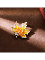 Brooch Chic Maple Leaf gradiant color