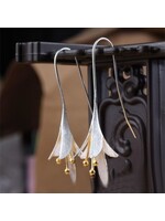 Lily Shaped Earrings on Hook