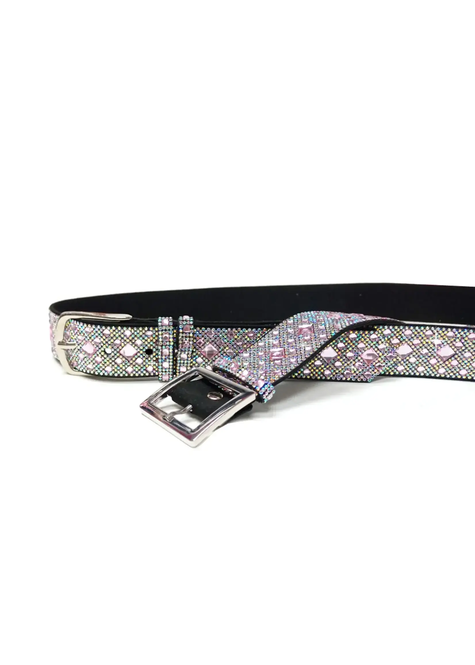 Jacqueline Kent JK Royal Ice Belt & Extender Flamingo Pink Diamond