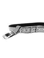 Jacqueline Kent JK Royal Ice Belt & Extender White Diamond Silver