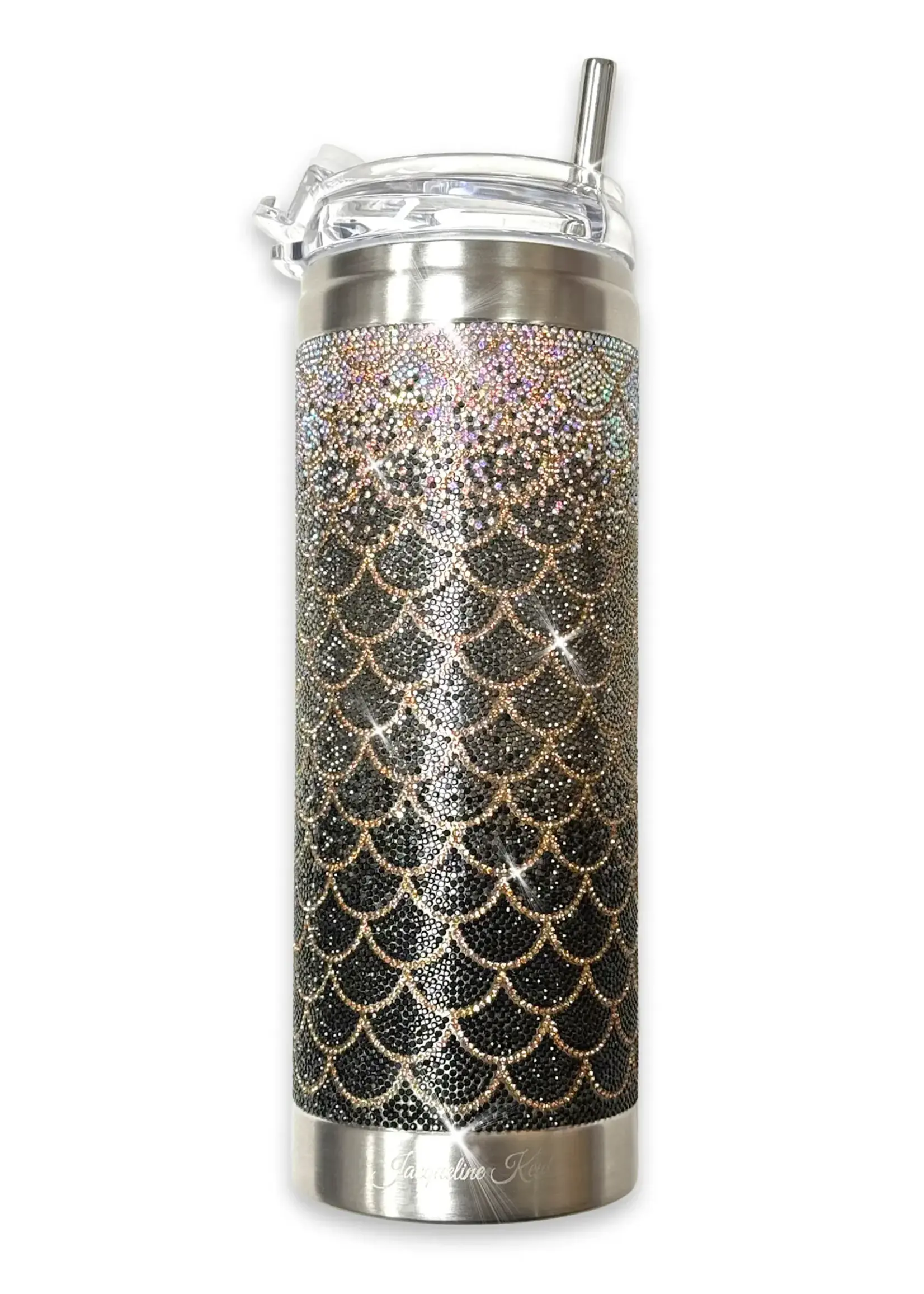 Jacqueline Kent JK Midnight Mermaid Crystal Tumbler