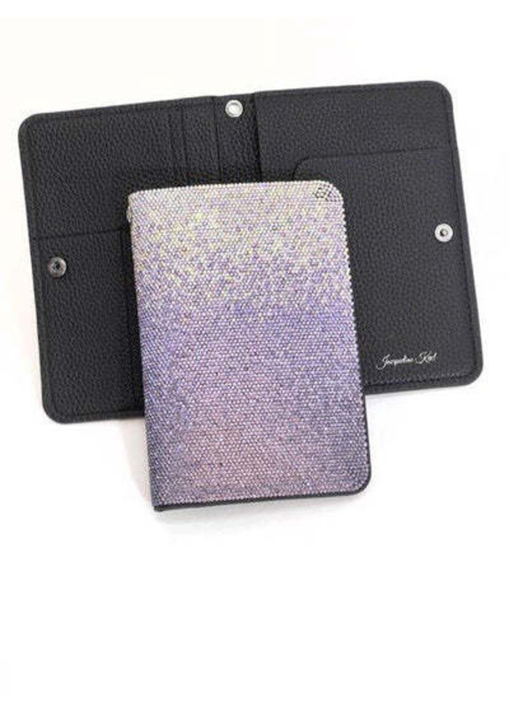 Jacqueline Kent JK Ultra Violet Passport Holder Purple Ombre