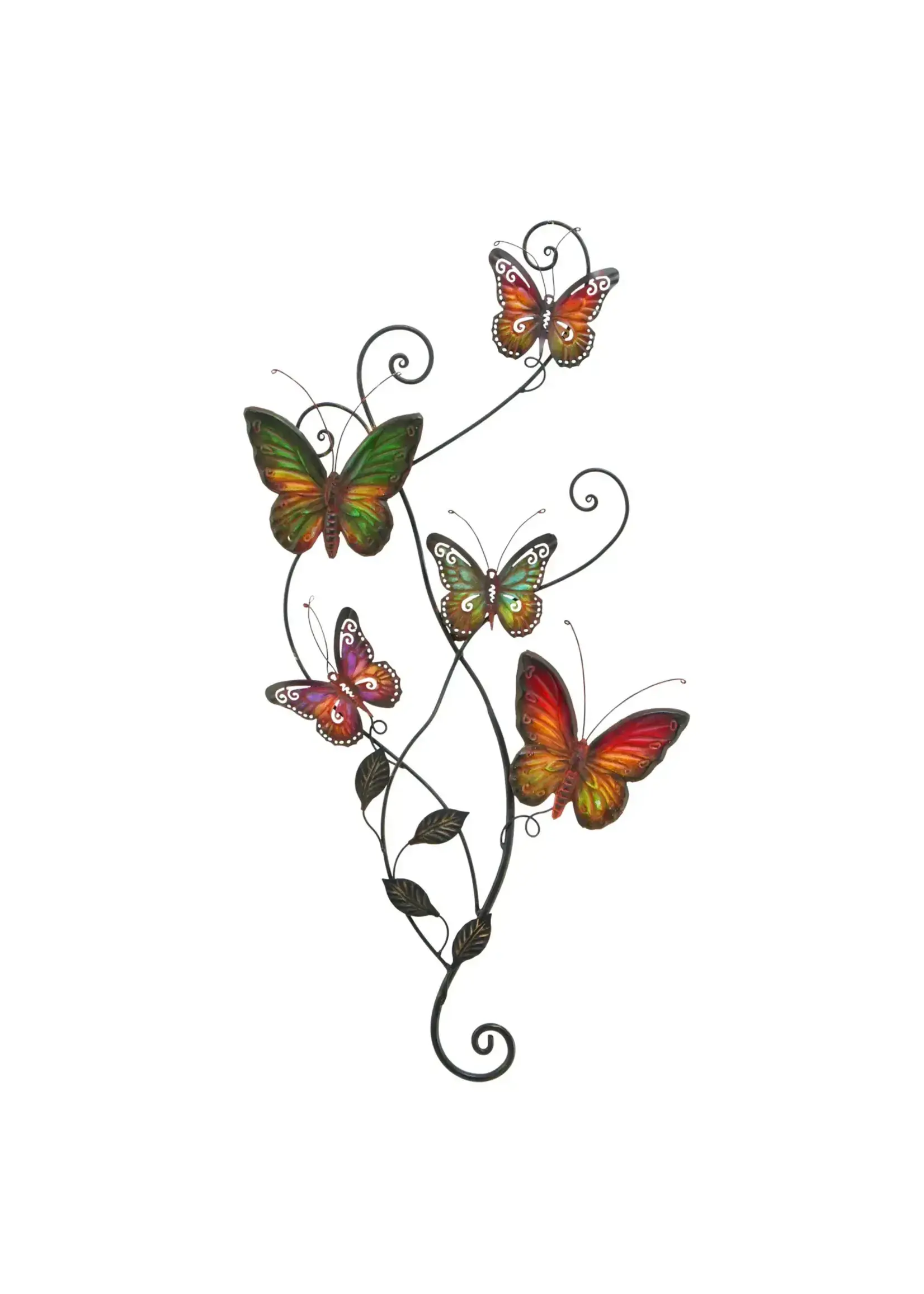 KDesign Exclusive Mulit Colored Metal Butterfly Wall Decor
