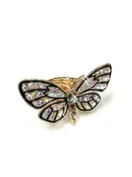 Jacqueline Kent JK Rhinestone Butterfly Ring