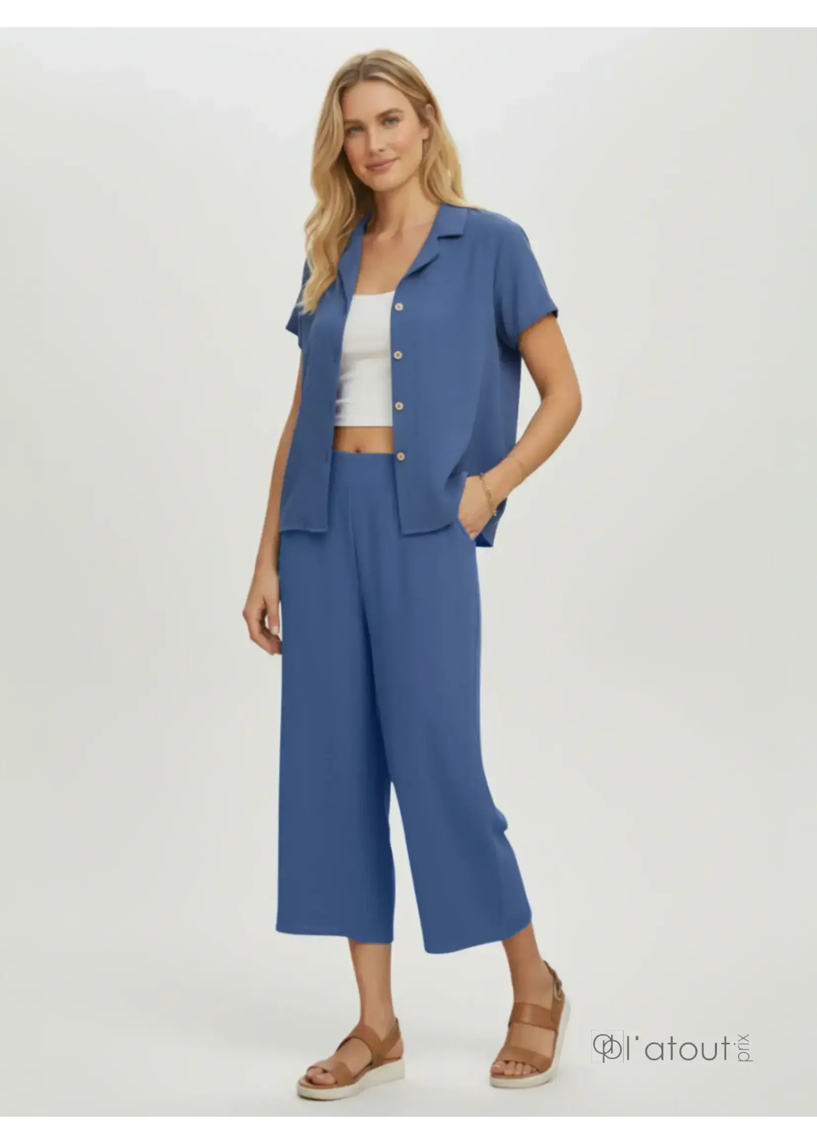 Devia Short Sleeve Blouse S518T