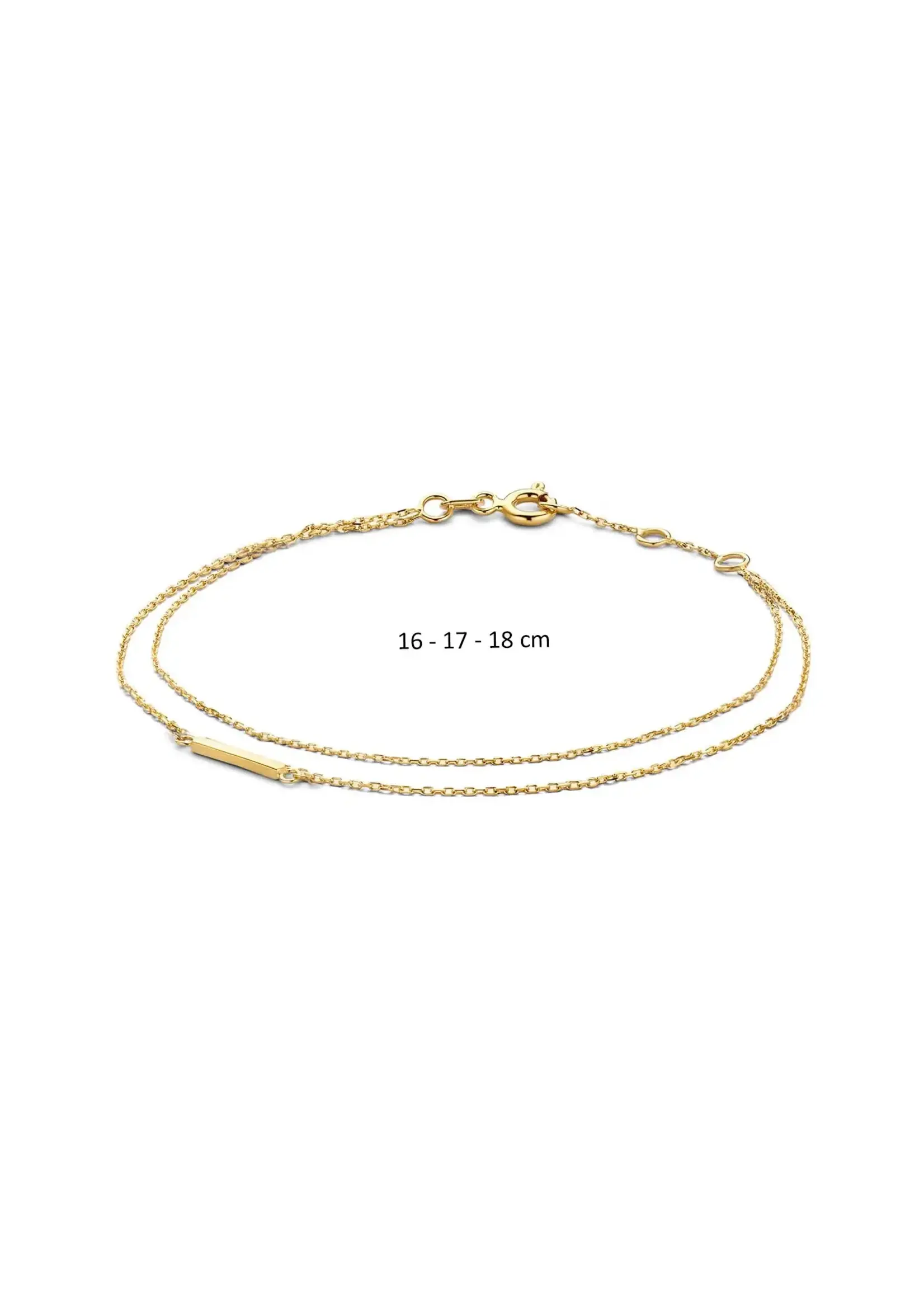 Jackie Gold Jackie Gold Double Trouble Bracelet 585