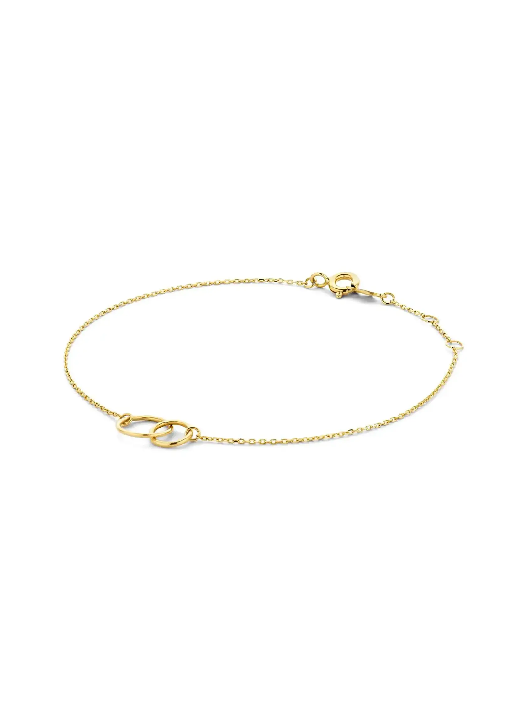 Jackie Gold Jackie Gold Double Circle Bracelet 585