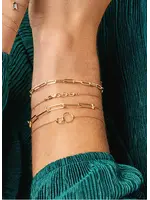 Jackie Gold Jackie Gold Double Circle Bracelet 585