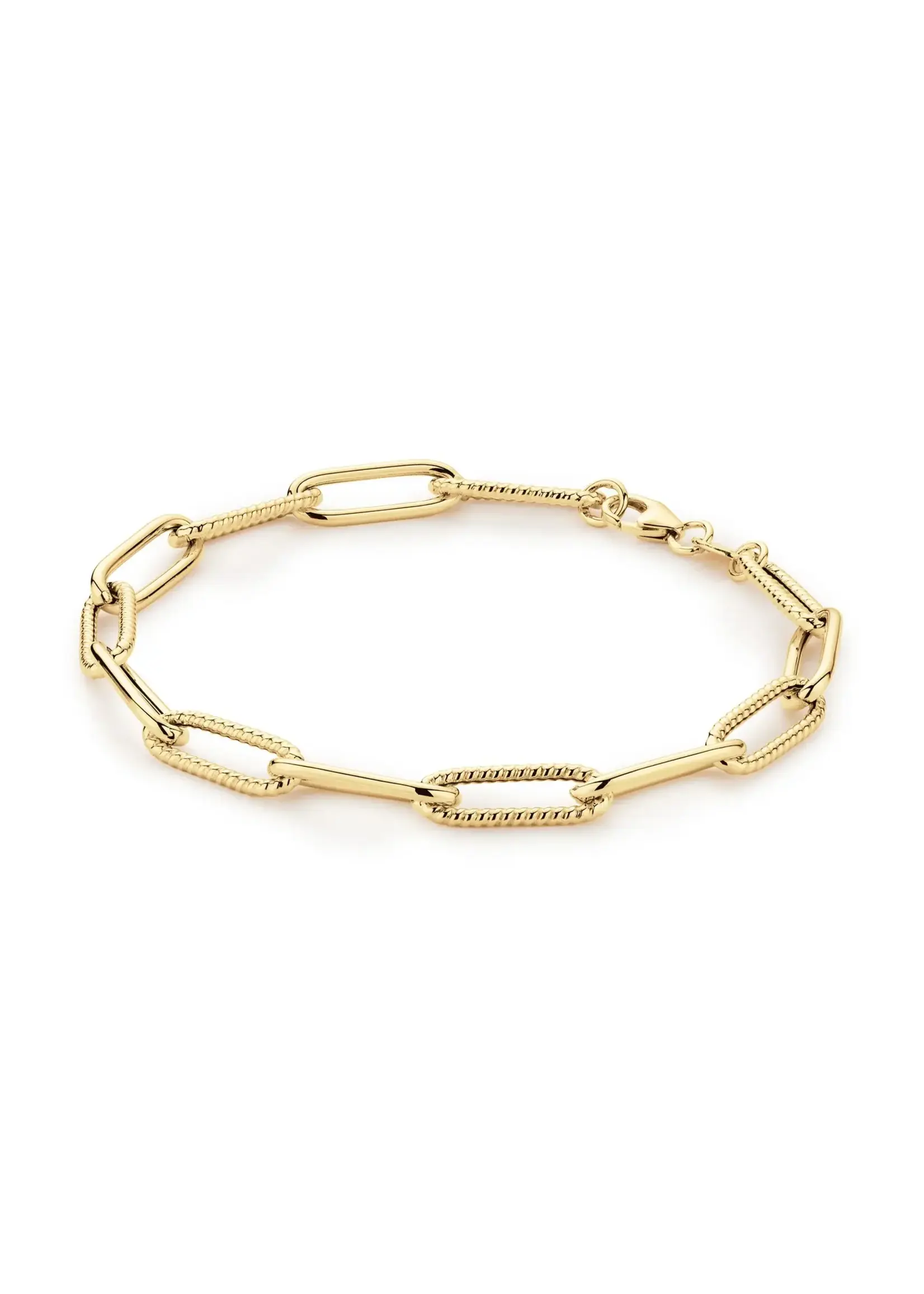 Jackie Gold Jackie Gold Tres Chic Boxlink Bracelet