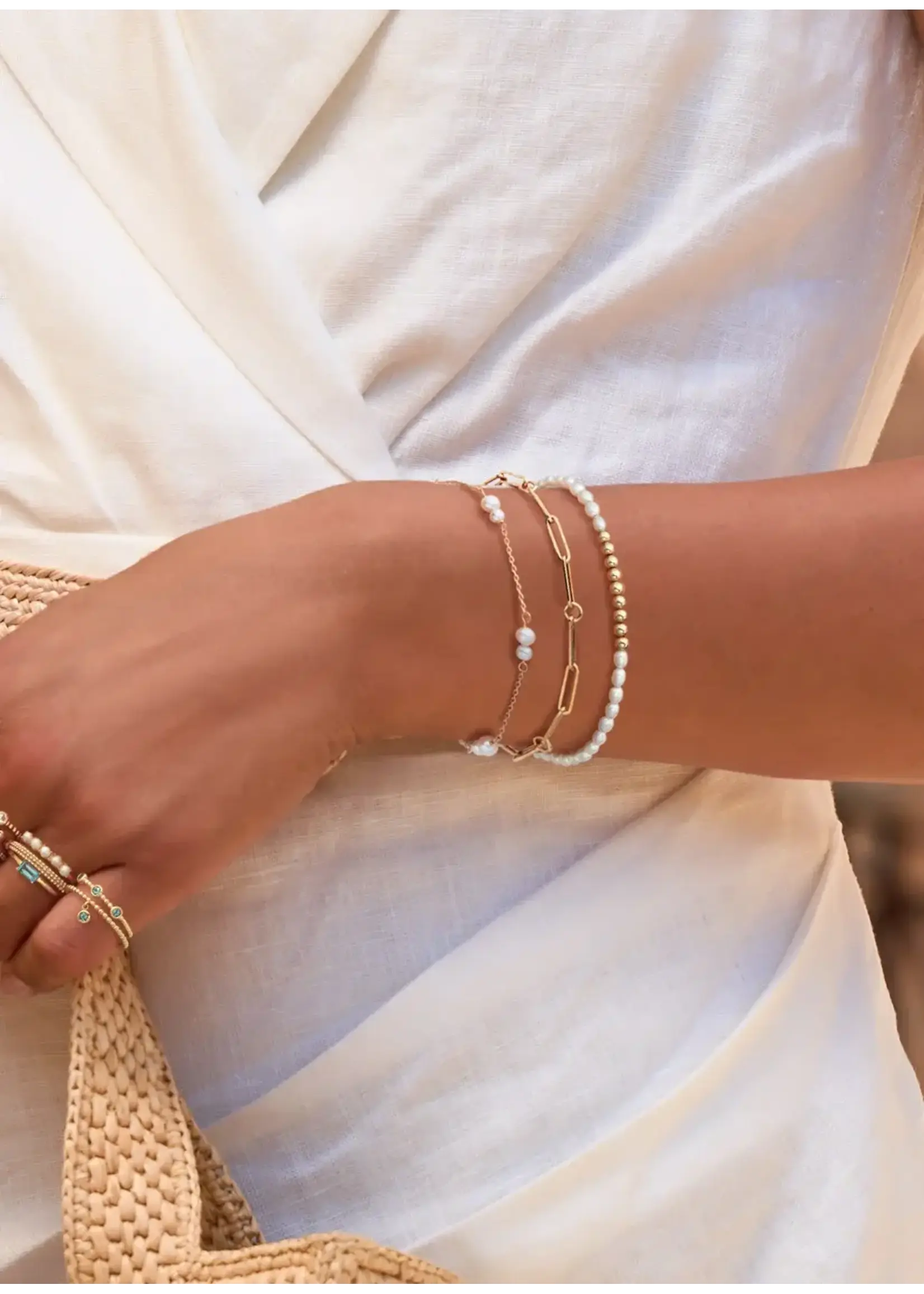 Jackie Gold Jackie Gold Monte Carlo Pearl Bracelet