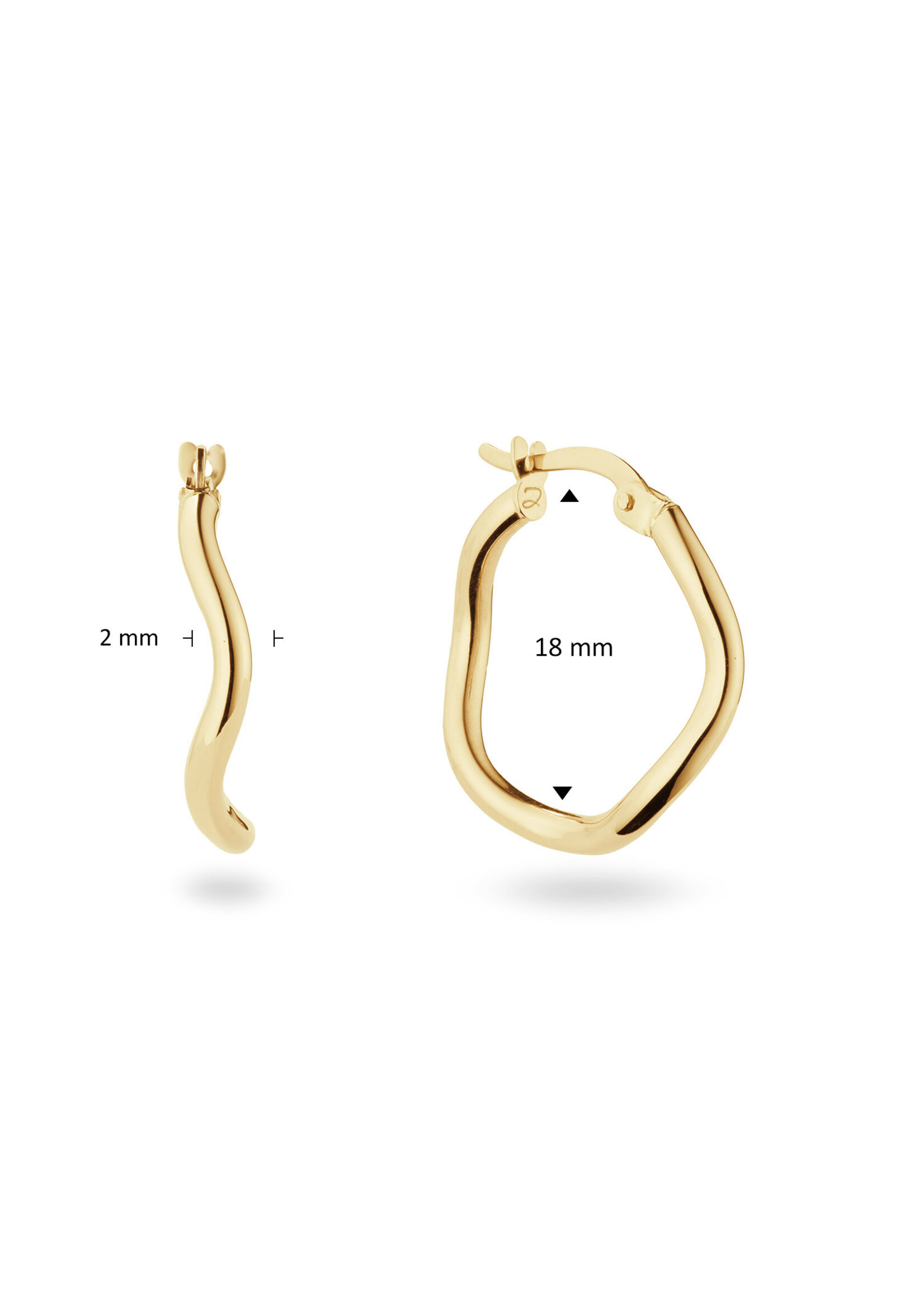 Jackie Gold Jackie Gold Waterfront Hoops 585