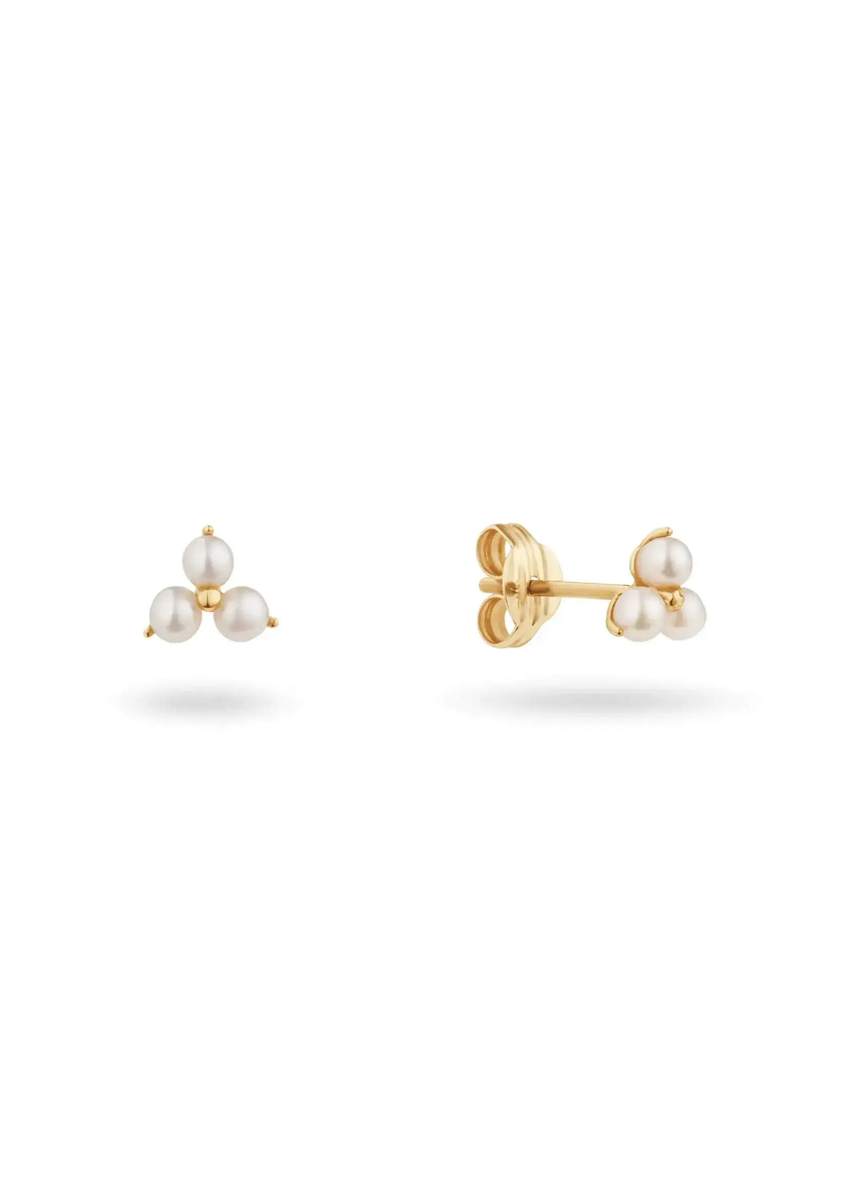 Jackie Gold Jackie Gold Robben Island Trio Pearl Stud