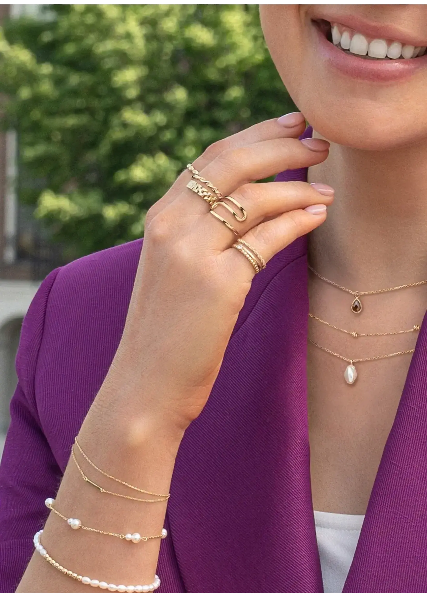 Jackie Gold Jackie Gold Cord Ring .58 585