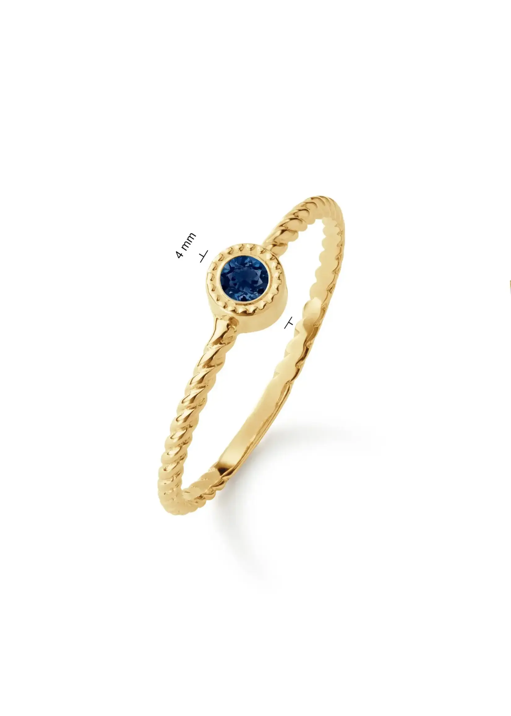 Jackie Gold Jackie Gold Kirstenbosch London Blue Ring 585