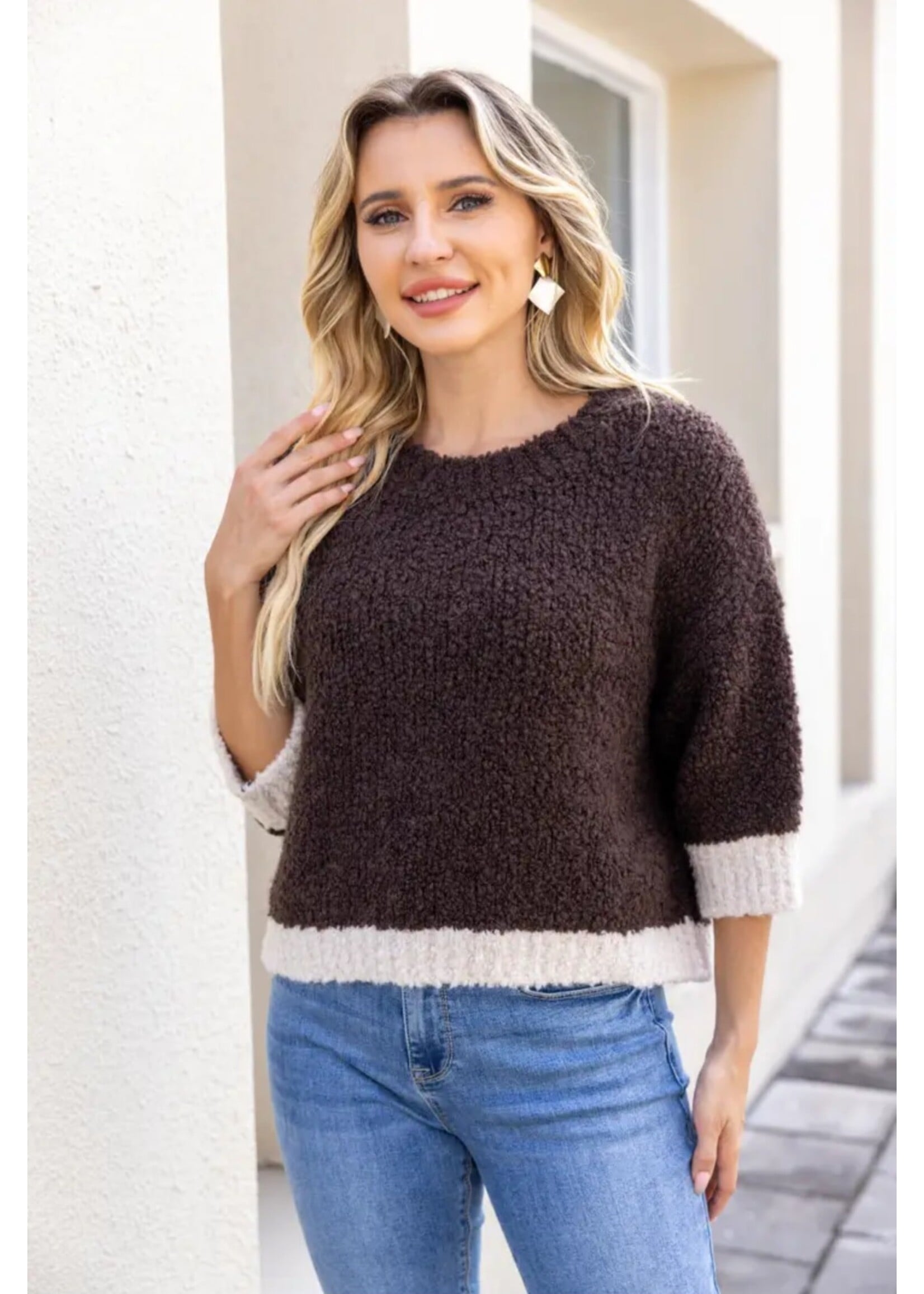 Rosaline Plush Knit Top