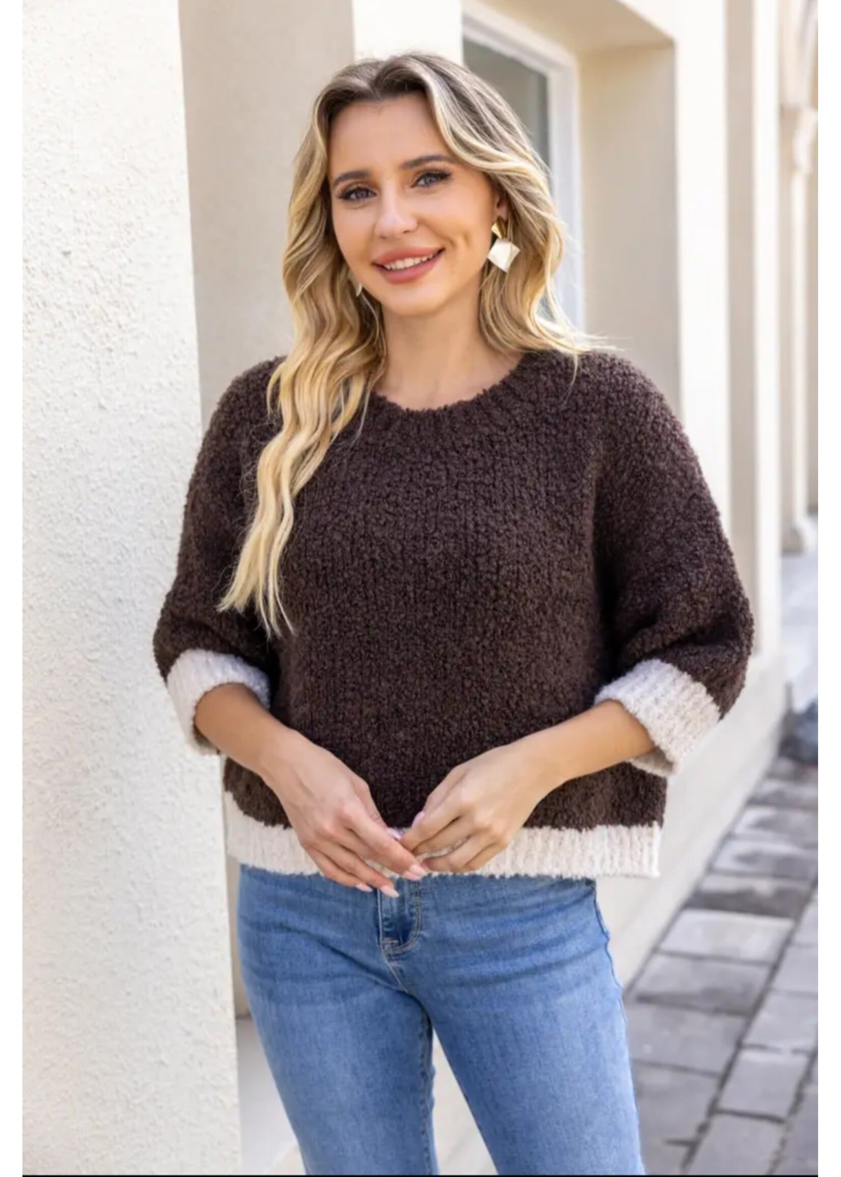 Rosaline Plush Knit Top