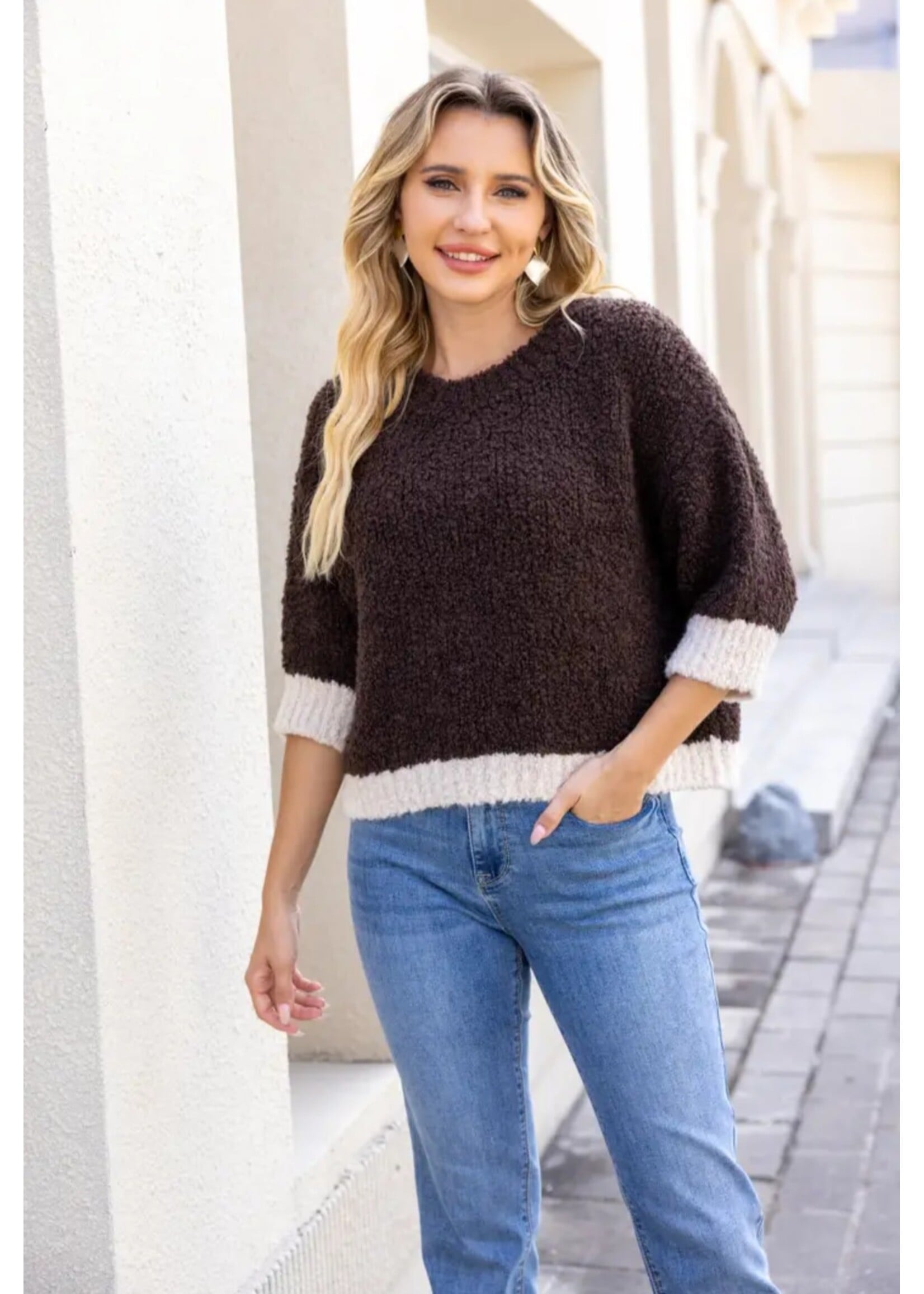 Rosaline Plush Knit Top