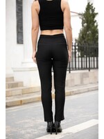 Orange Fashion Village Pull On Straight Leg Pant