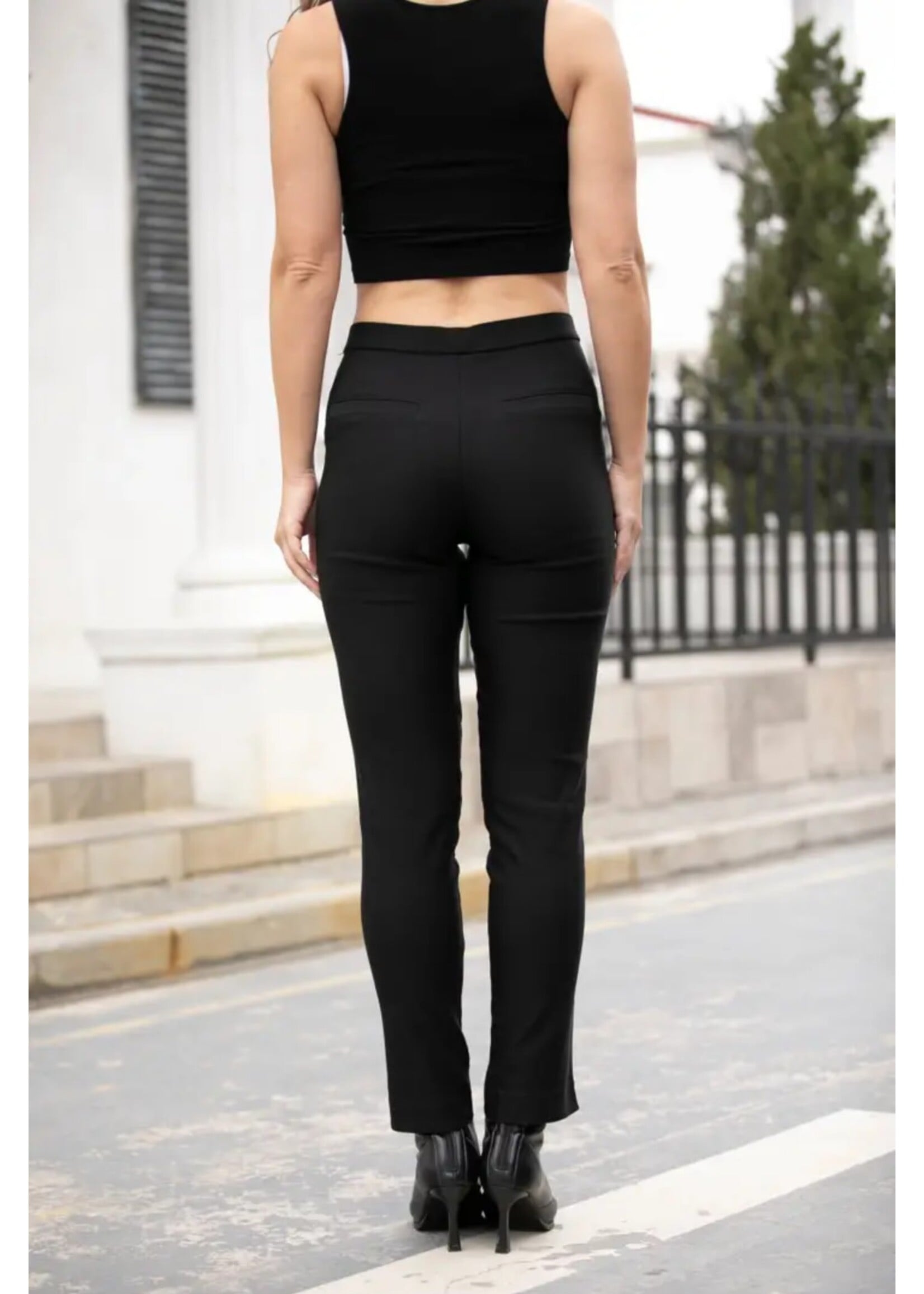 Pull On Straight Leg Pant